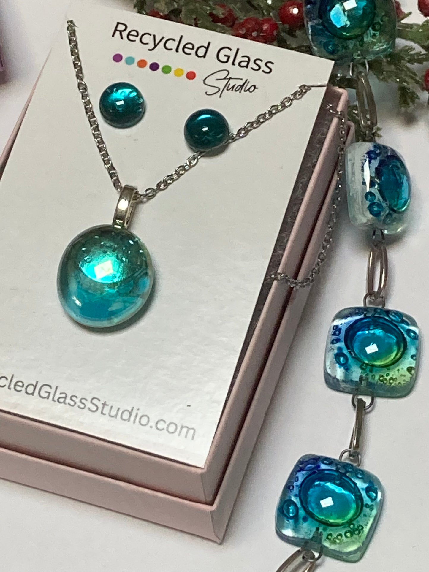 Vibrant Color Sets Earrings and Necklace