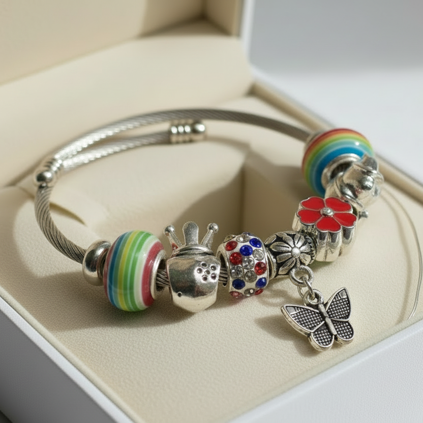 Rainbow Charm Bracelet