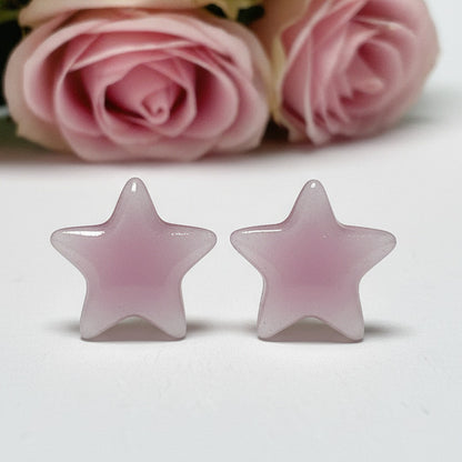 PINK Star Studs