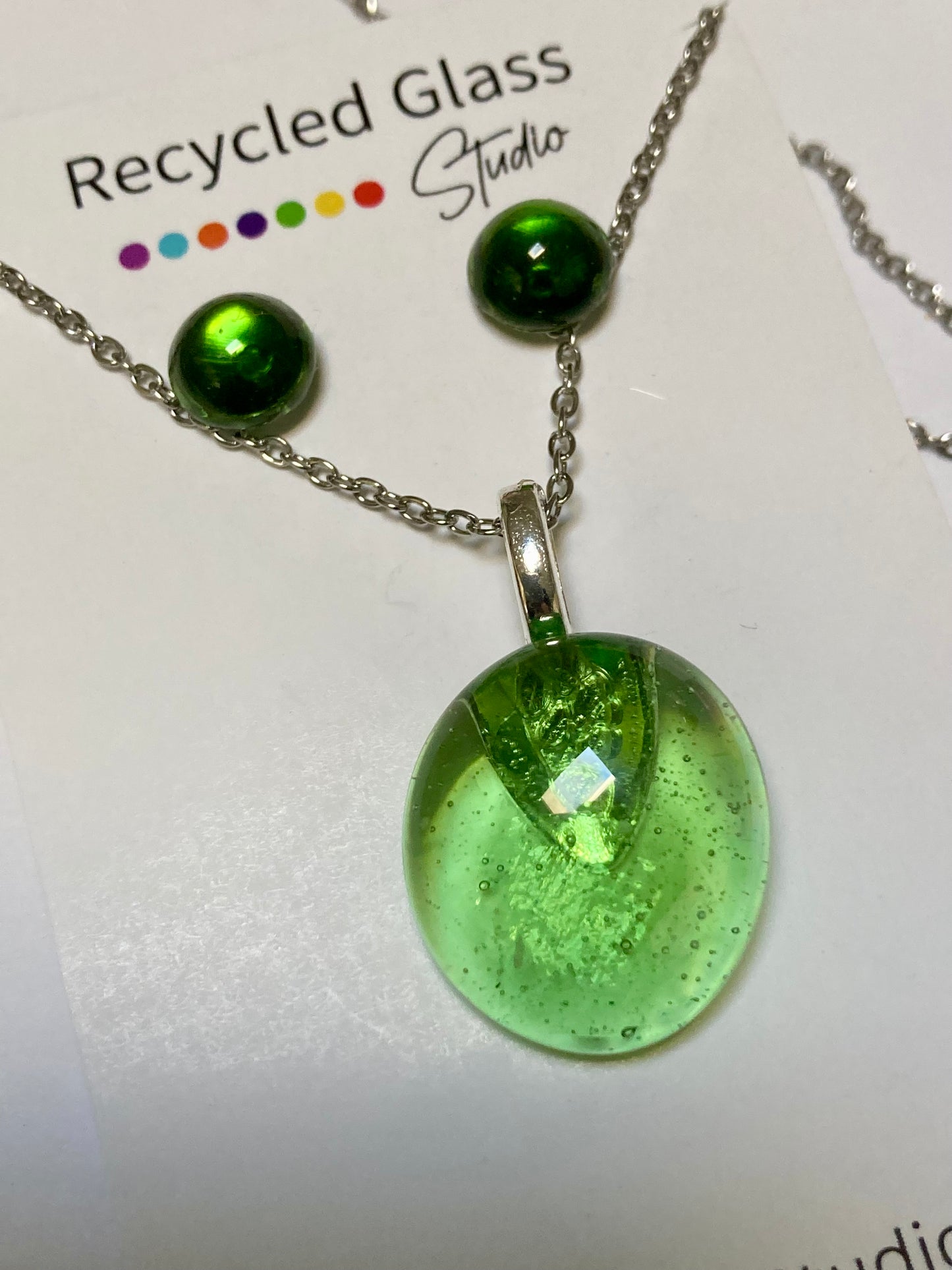 Vibrant Color Sets Earrings and Necklace