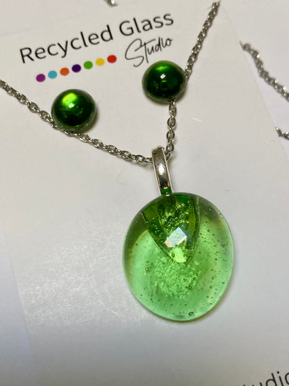 Vibrant Color Sets Earrings and Necklace