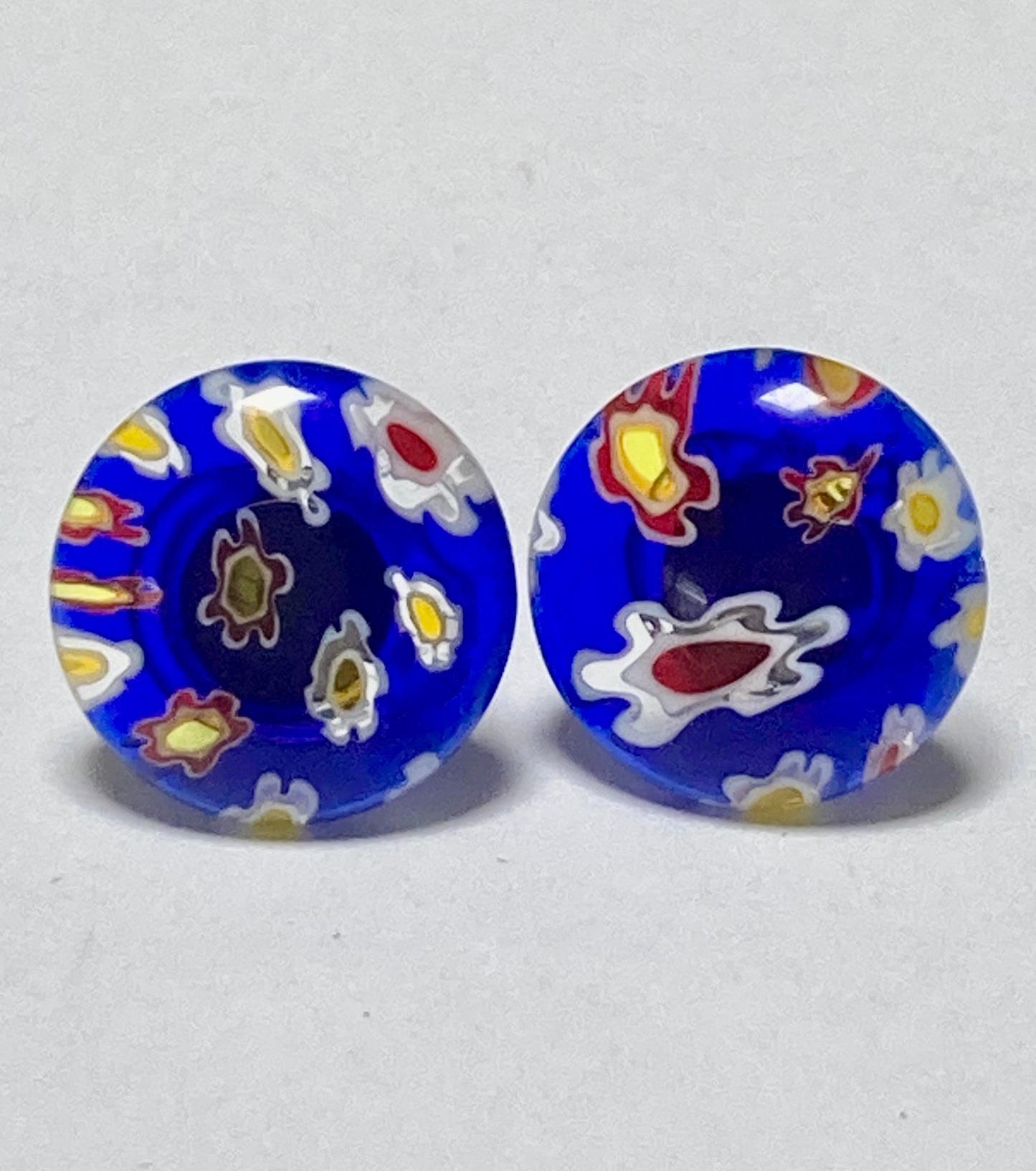 Millefiori Post Studs Earrings