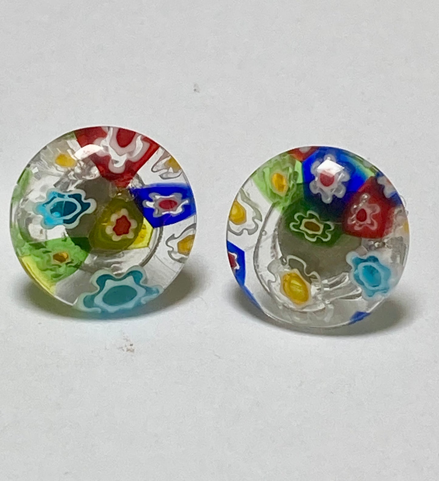 Millefiori Post Studs Earrings
