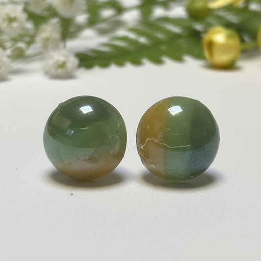 Yellow and Green Studs