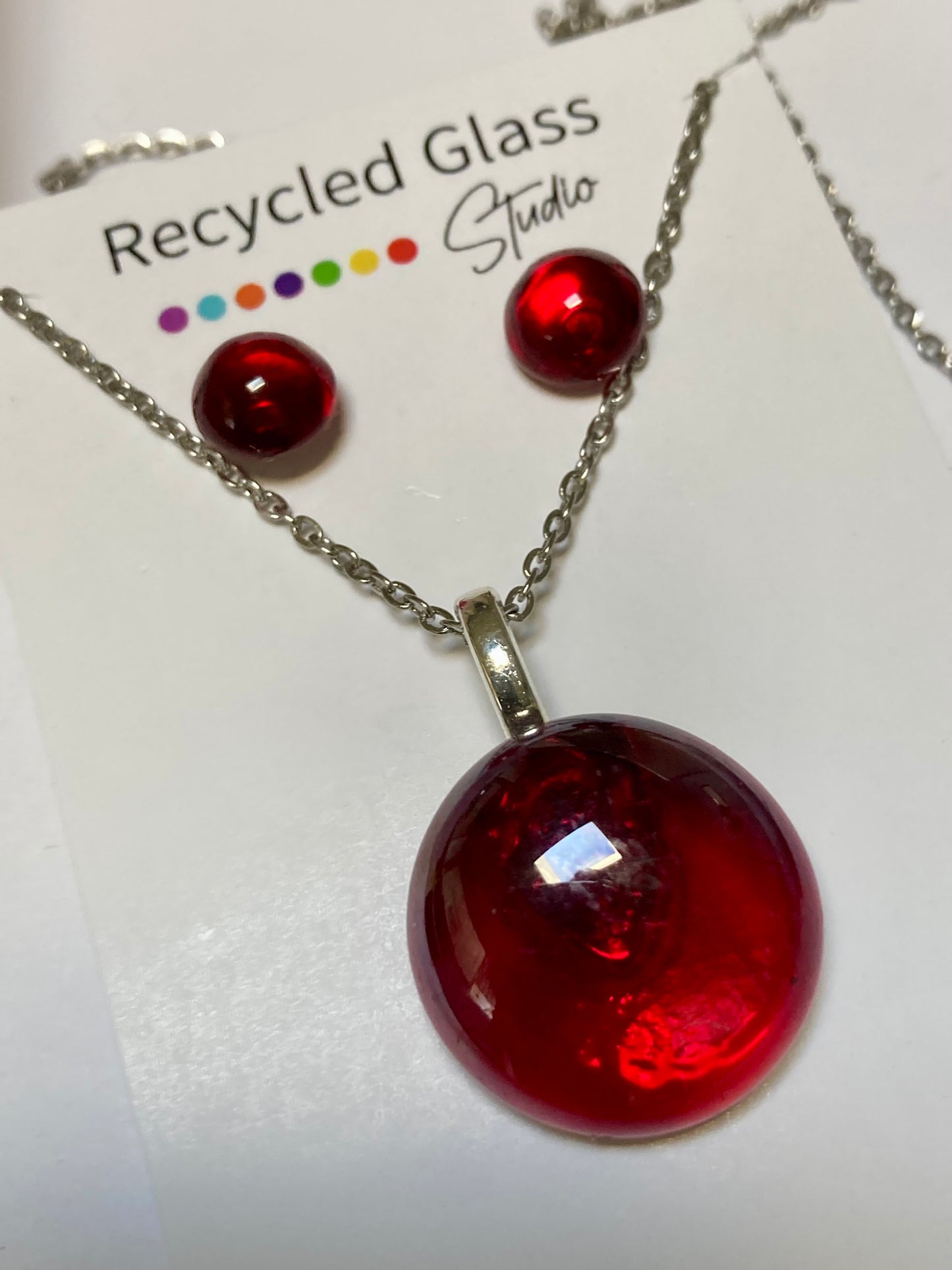 Vibrant Color Sets Earrings and Necklace