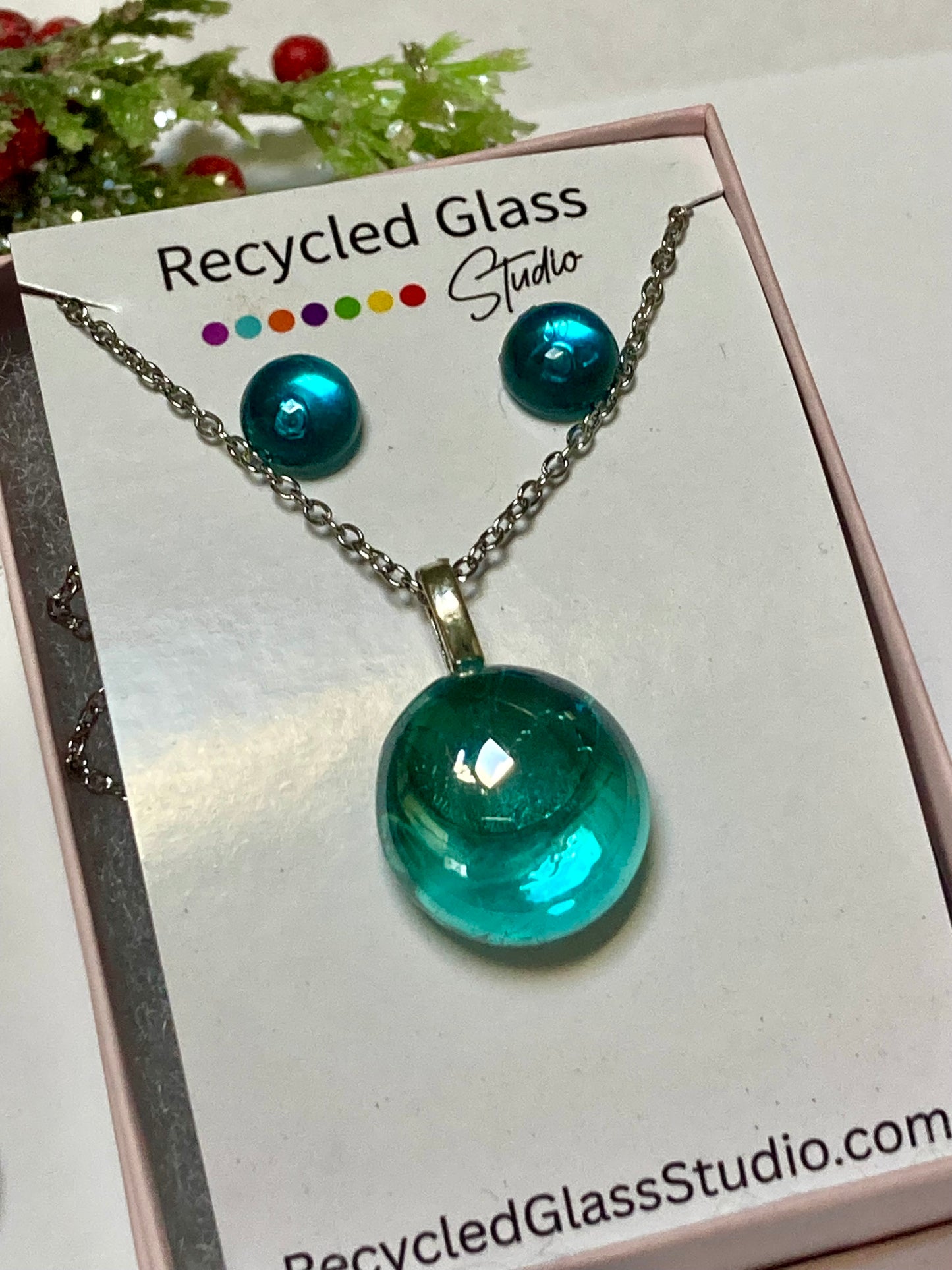 Vibrant Color Sets Earrings and Necklace