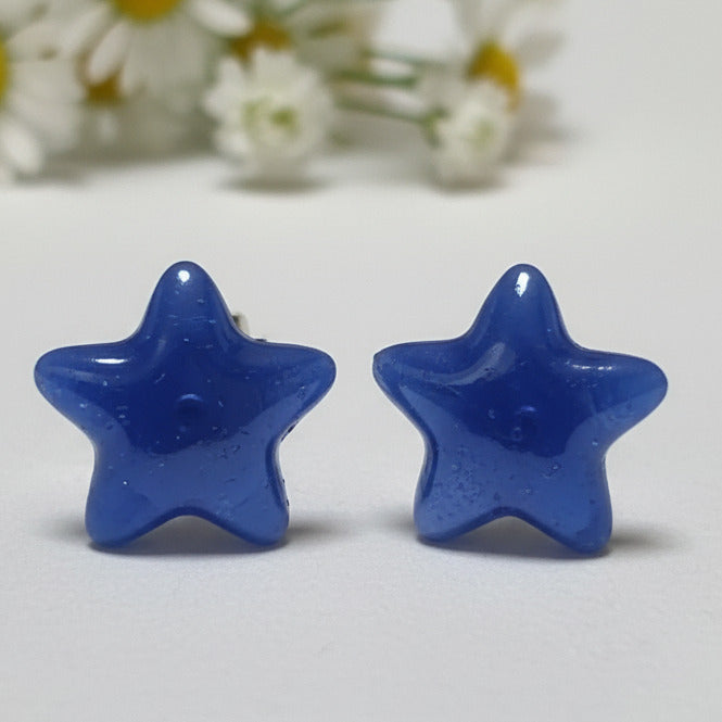 Blue Star Studs
