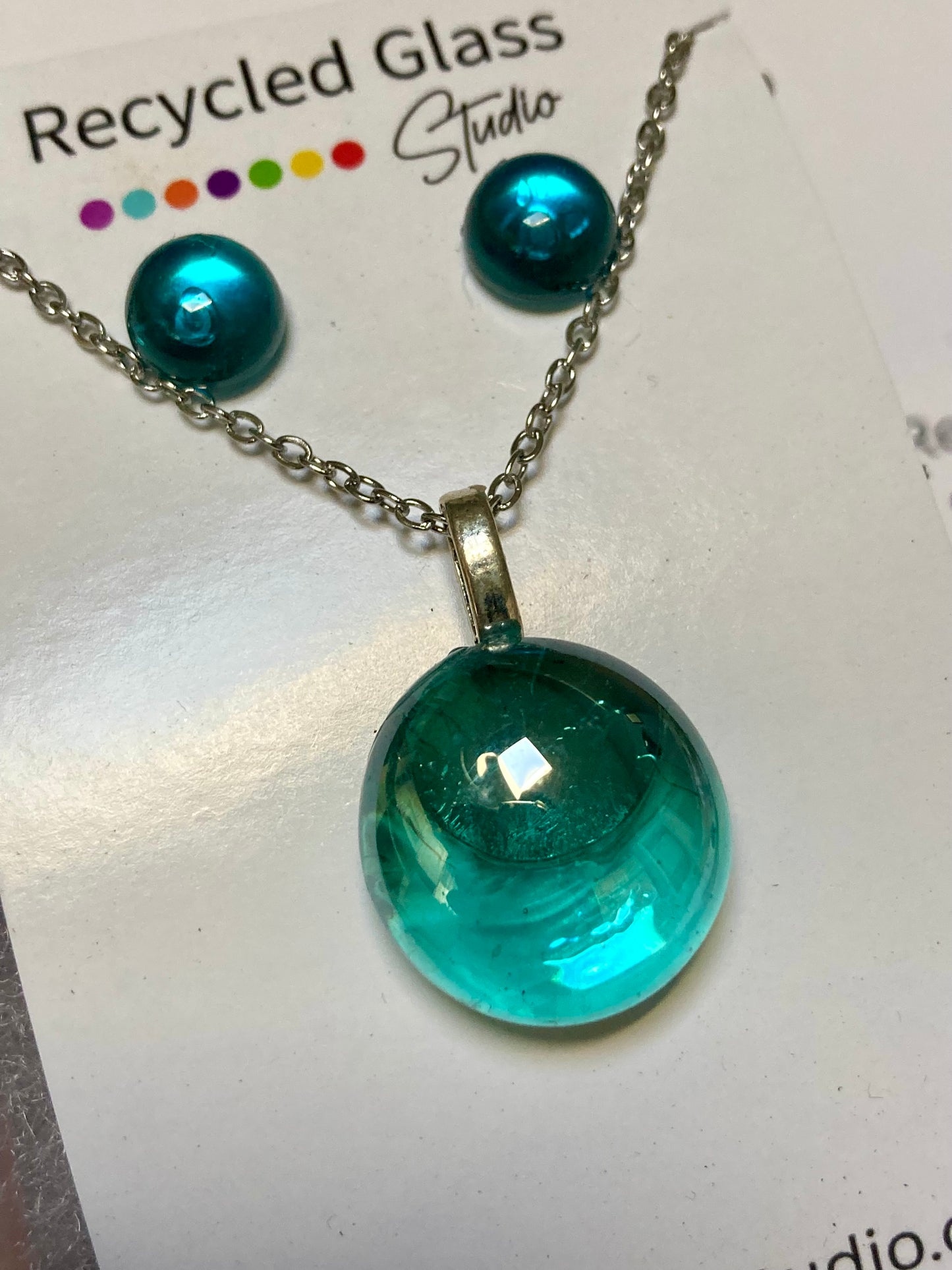 Vibrant Color Sets Earrings and Necklace