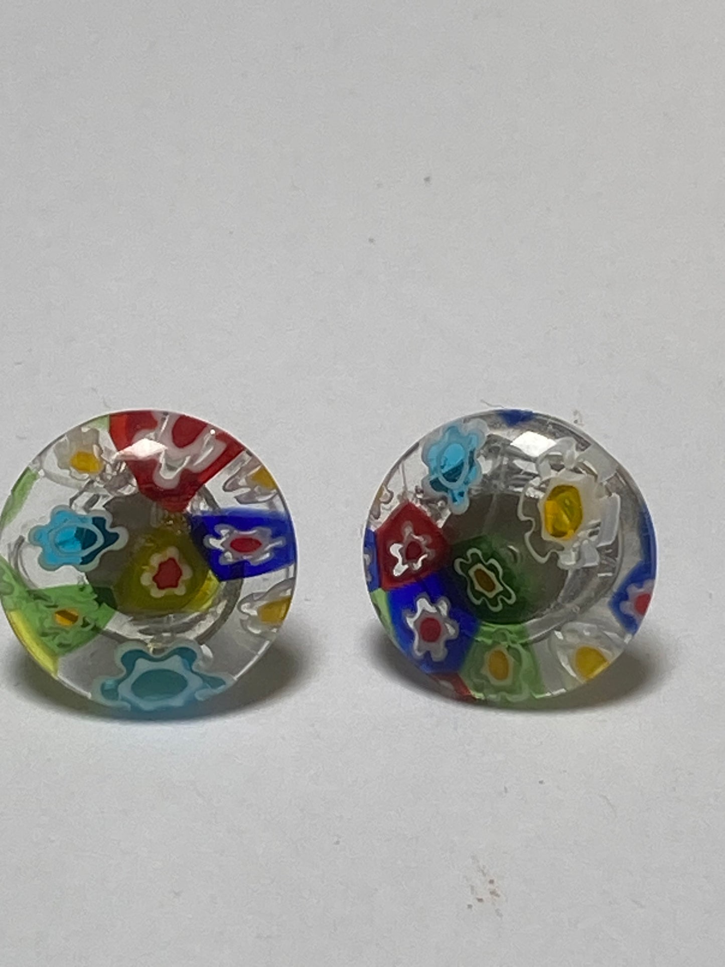 Millefiori Post Studs Earrings
