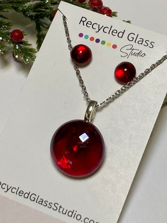 Vibrant Color Sets Earrings and Necklace