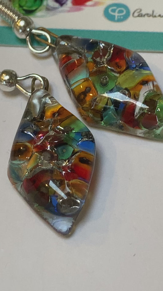 mosaic earrings
