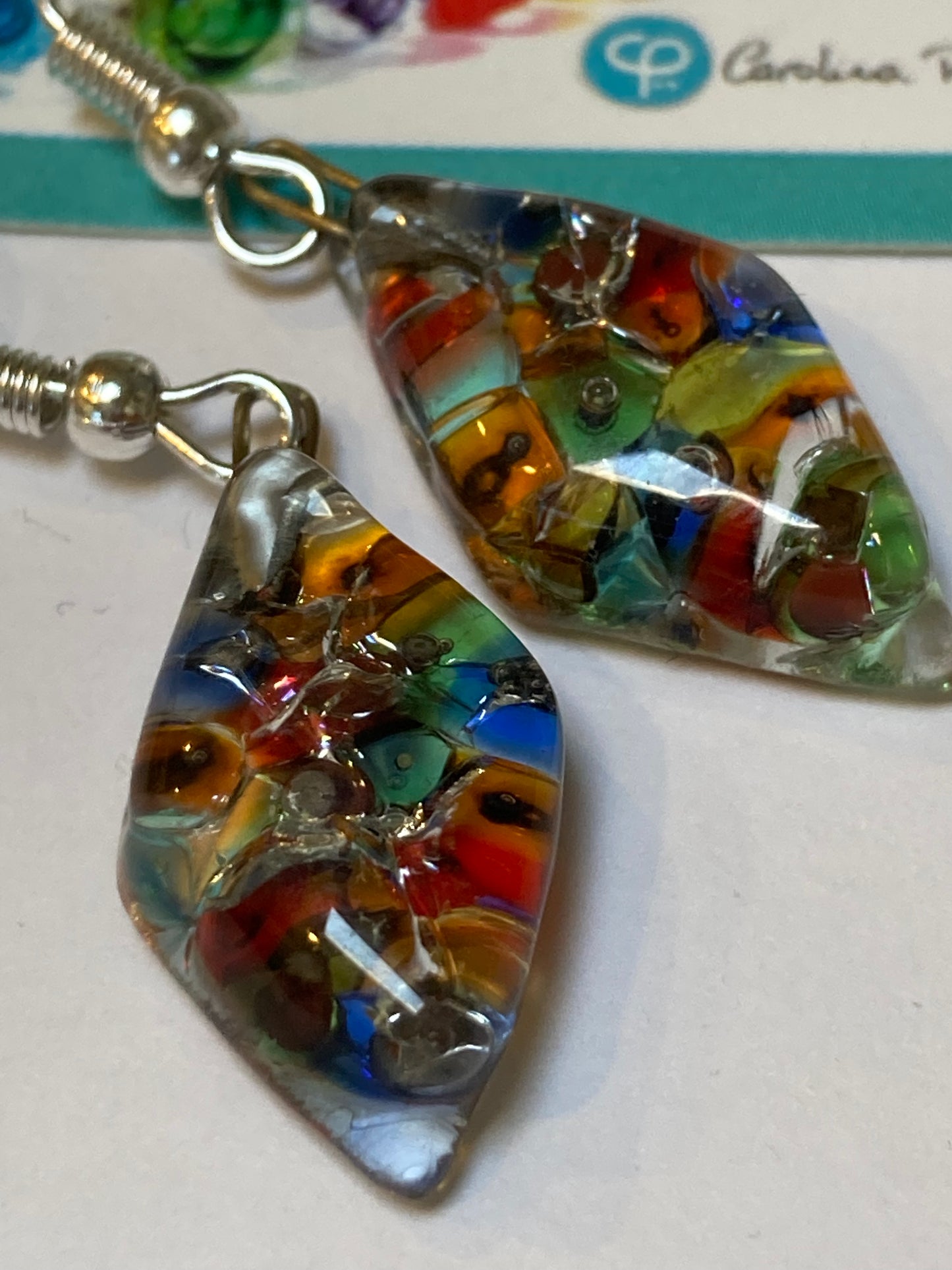 mosaic earrings